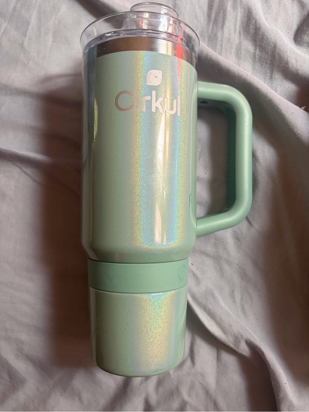 Corkcicle Cruiser 40 oz Iridescent Mint Green Tumblr